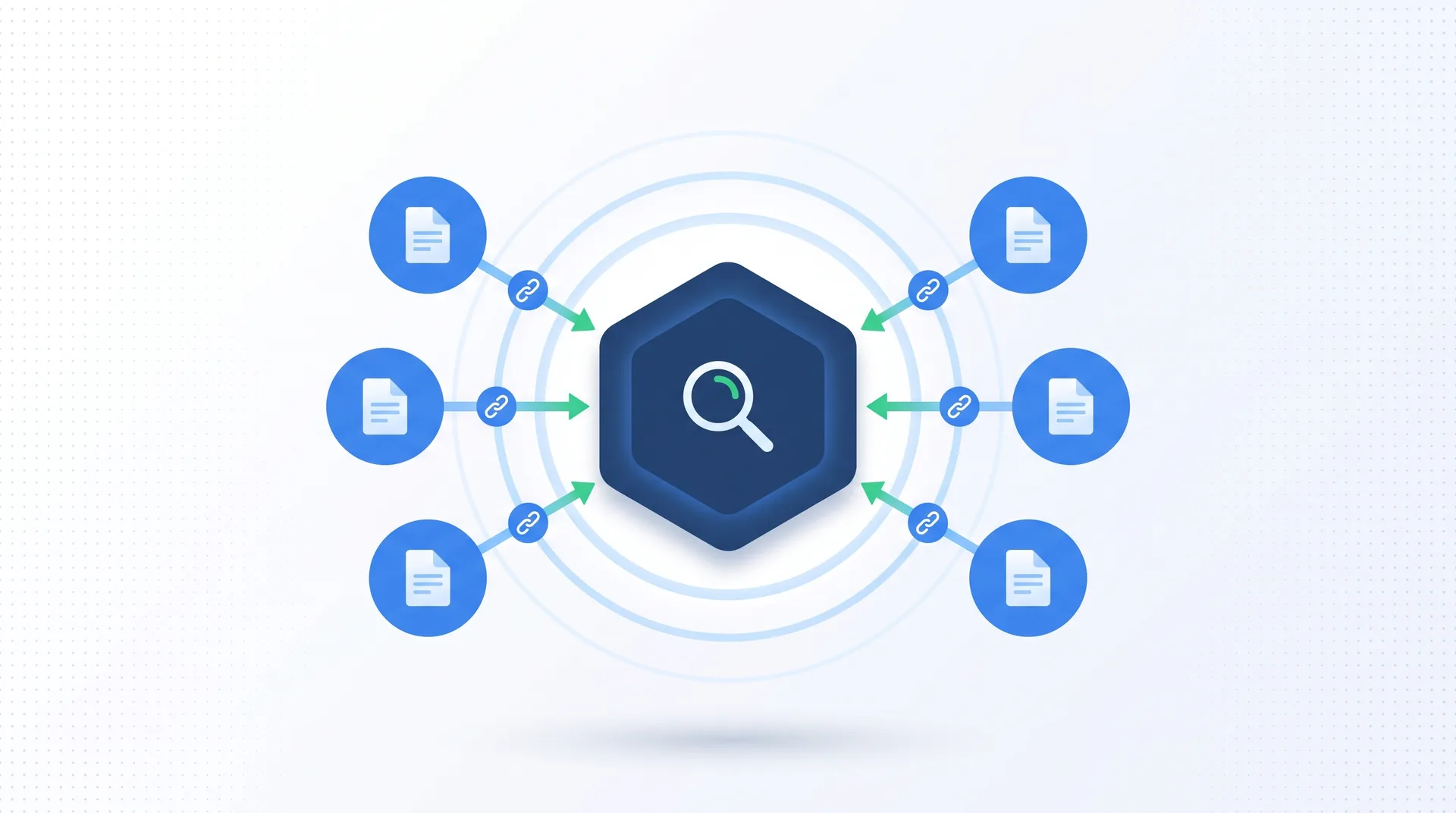 Visual diagram showing pillar content connected to multiple cluster content pieces
